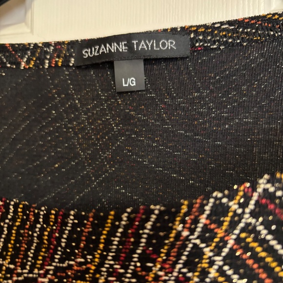 Suzanne Taylor Metallic Thread Long Sleeved Top - Picture 2 of 5